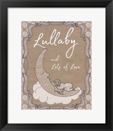 Framed Sweet Lullaby I Print