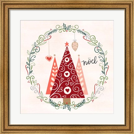 Framed Hygge Christmas III Print