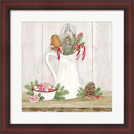 Framed Christmas Kitchen III Print