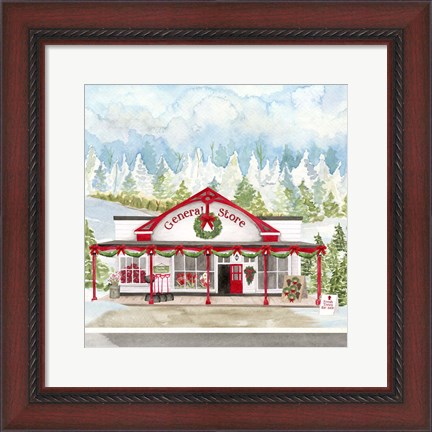 Framed Christmas Village II Print