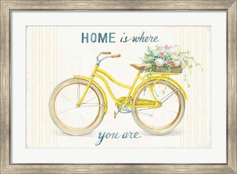 Framed Floursack Home II Print