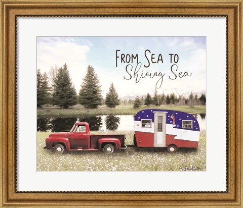 Framed American Camper Print