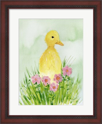 Framed Baby Spring Animals III Print