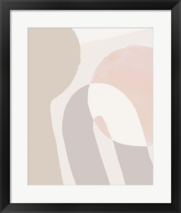 Framed Sun Shapes II Print