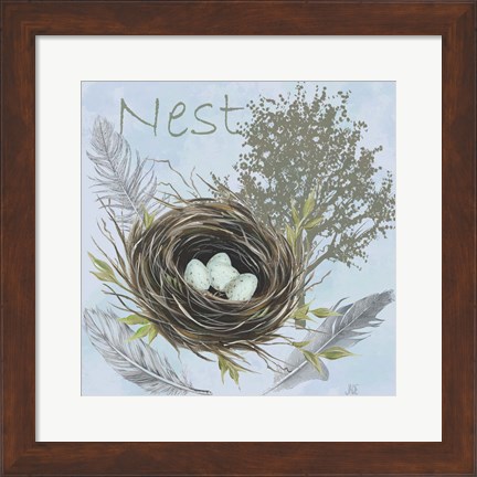 Framed Nesting Collection I Print