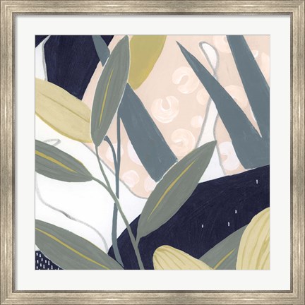 Framed Flores Noche III Print