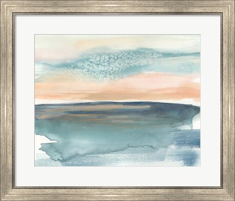 Framed Peachy Salt Spray II Print