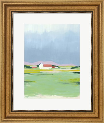 Framed Spring Fallow I Print