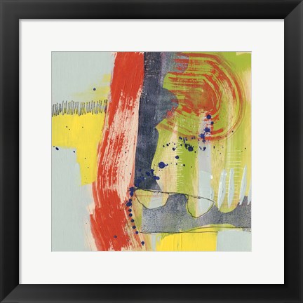 Framed Bold Strokes I Print