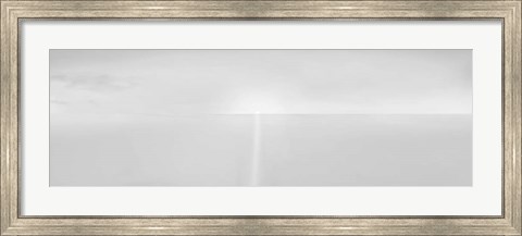 Framed Black &amp; White Water Panel IV Print