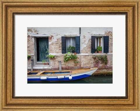 Framed Workboat Resting Print