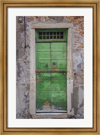 Framed Windows &amp; Doors of Venice VII Print