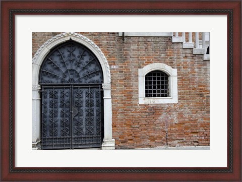 Framed Windows &amp; Doors of Venice VIII Print