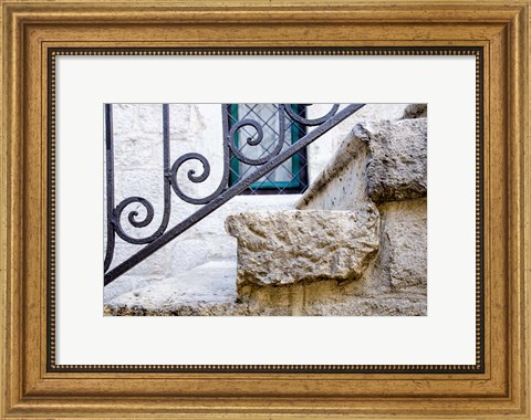 Framed Iron Detail I - Kotor, Montenegro Print