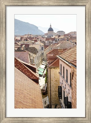 Framed Rooftops - Dubrovnik, Croatia Print