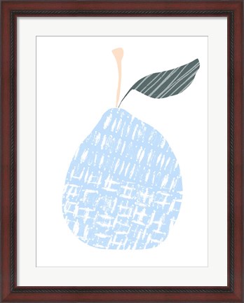 Framed Cut Paper Fruit IV Print