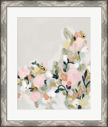 Framed Blushing Blooms I Print