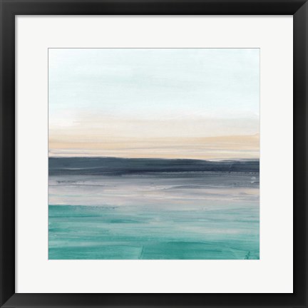 Framed Sea Rise I Print