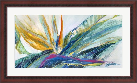 Framed Flores Colores Print