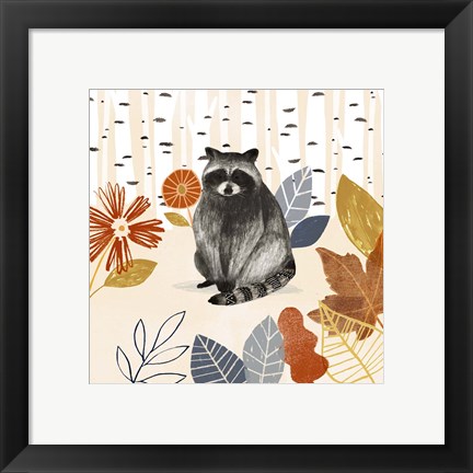 Framed Cozy Autumn Woodland III Print