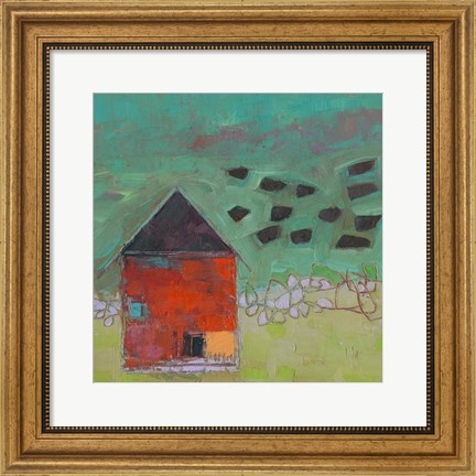 Framed Pecatonica Barn Print