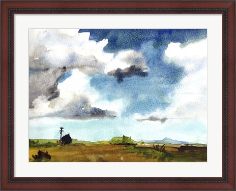 Framed Country Life II Print