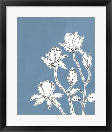 Framed Botanic Drawing IV Print