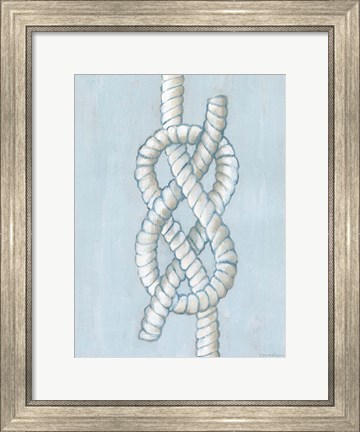 Framed Starboard Knot I Print