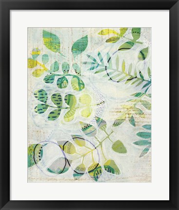 Framed Leaf Relics III Print