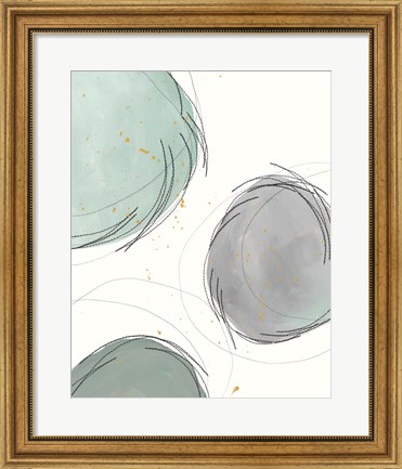 Framed Encircled Orbits I Print