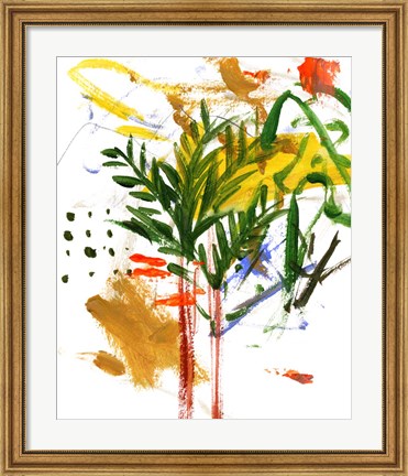 Framed Jungle in My Heart II Print