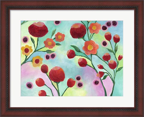 Framed Jambalaya Floral IV Print