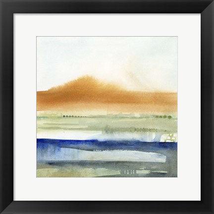 Framed Sunwashed Strata II Print