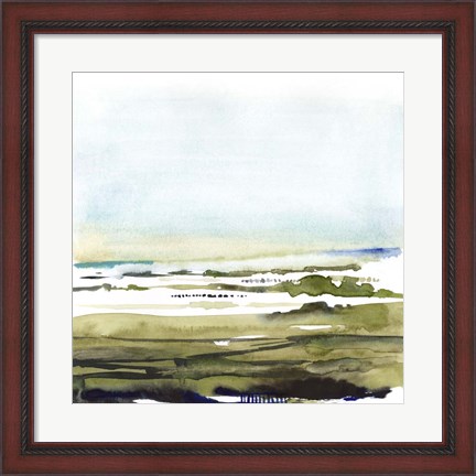 Framed Watercolor Everglade I Print