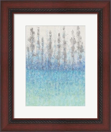 Framed Cypress Border I Print