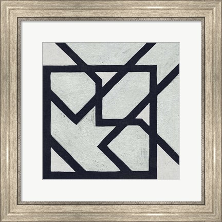 Framed Broken Square III Print