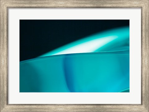 Framed Frozen Bubbles In Glass 3 Print