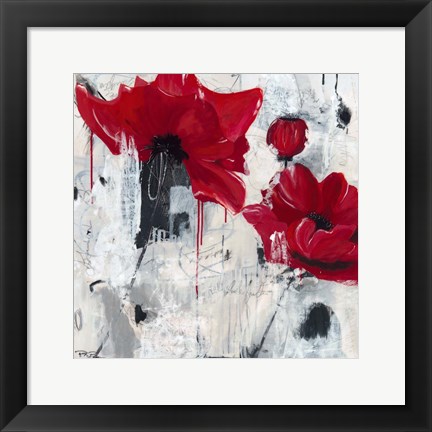 Framed Poppy Love Print