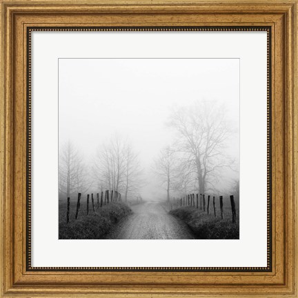 Framed Sparks Lane in Fog Print