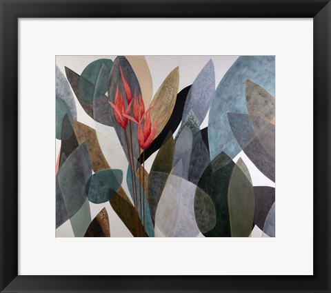 Framed Jardin Eterno 1 Print