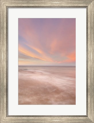 Framed Stormy Evening Over Lake Superior, Michigan Print