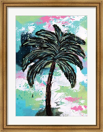 Framed Palms II Print