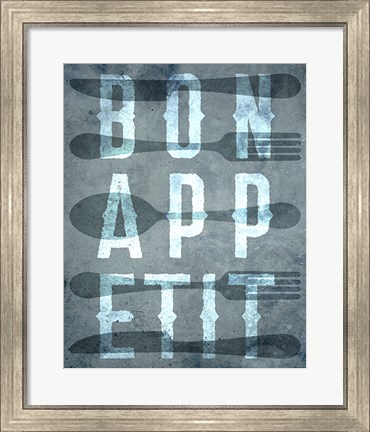 Framed Bon Appetit Print