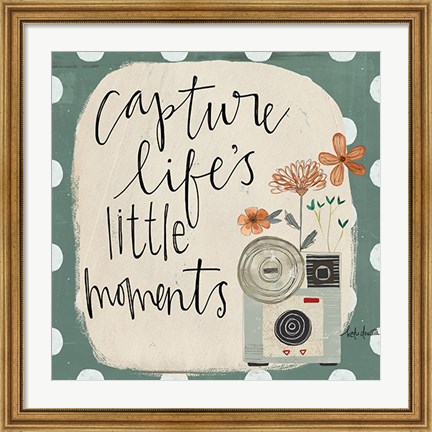 Framed Capture Life&#39;s Little Moments Print