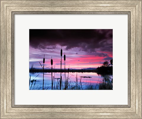 Framed Purple Skies Print