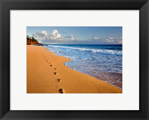 Framed Footprints Print