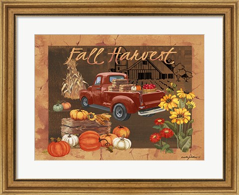 Framed Fall Harvest IV Print