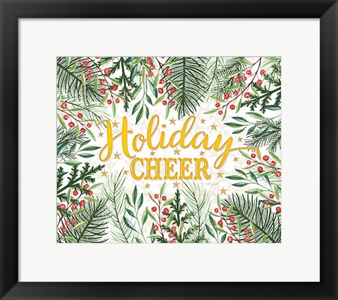 Framed Holiday Cheer Print