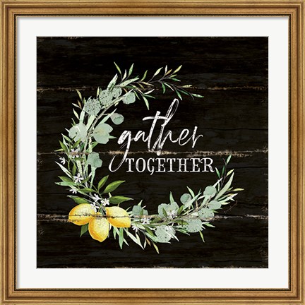 Framed Gather Together Print