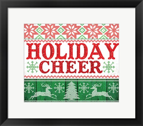 Framed Holiday Cheer Print